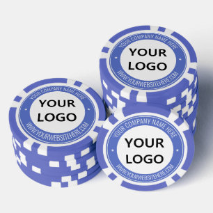 Your Company Logo Custom Text Business Poker Chips