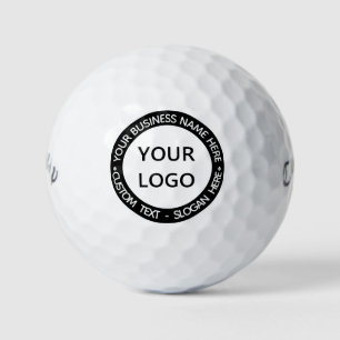 Your Company Logo Custom Text Stamps Golf Balls