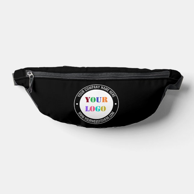 Your Company Logo Fanny Pack Custom Text and Colou (Lay Down)