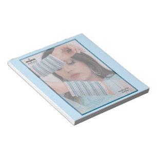 Your company logo & Handmade By Your company Name Notepad