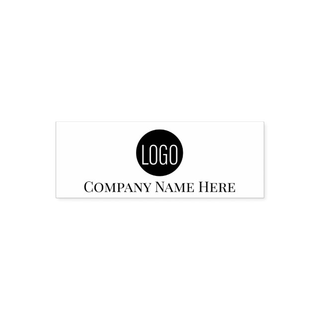 Your Company Logo here Self-inking Stamp (Design)