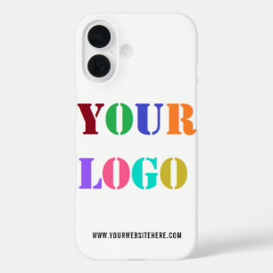 Your Company Logo iPhone Case Example Custom Text