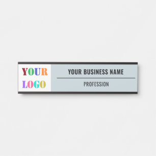 Your Company Logo Name Office Name Plate Template