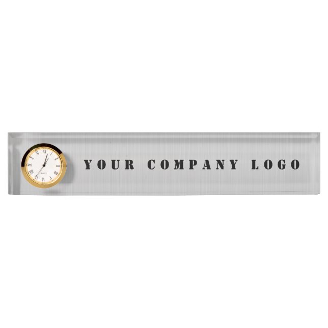 YOUR COMPANY LOGO,personalised Nameplate (Front)