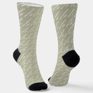 your company logo personalised neck tie socks
