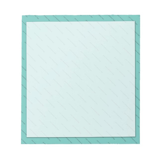 your company logo personalised notepad (Front)