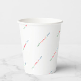 your company logo personalised paper cups