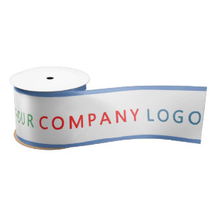 your company logo personalised   satin ribbon