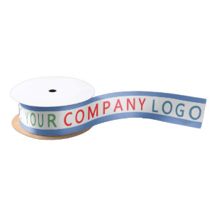 your company logo personalised   satin ribbon