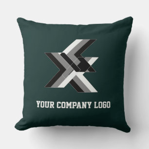 YOUR COMPANY LOGO,personalised Throw Pillow
