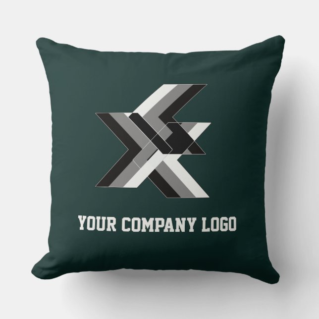 YOUR COMPANY LOGO,personalised Throw Pillow (Front)