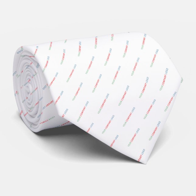your company logo personalised  tie (Rolled)