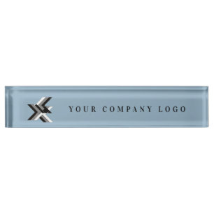 YOUR COMPANY LOGO,personalized Nameplate