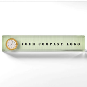 YOUR COMPANY LOGO,personalized Nameplate