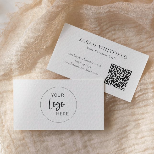 Your Company Logo QR Code |  Business Card (Creator Uploaded)