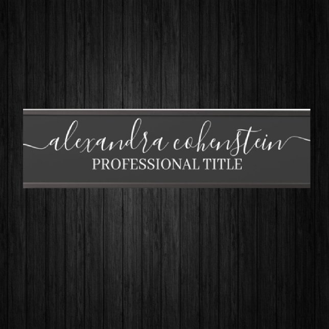 Your Company Office Door Sign Black and White (Creator Uploaded)