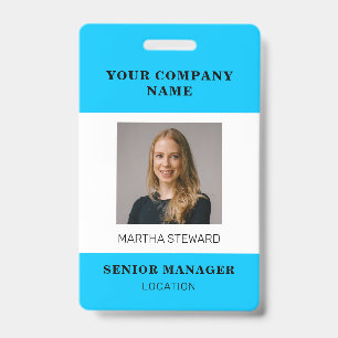 Your Company Photo id ID Badge