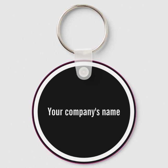 Your Company's Name, template, Key Ring (Front)