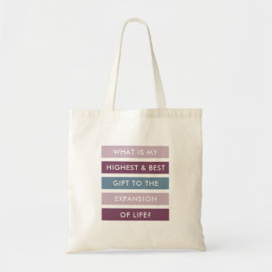 Your Contribution to Life Motivational Tote Bag