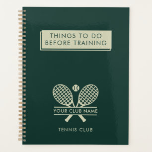 Your Country Club Name Tennis Team Players 2025 Planner