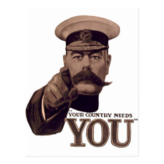 Your Country Needs You Post Card Templates, Your Country Needs You ...