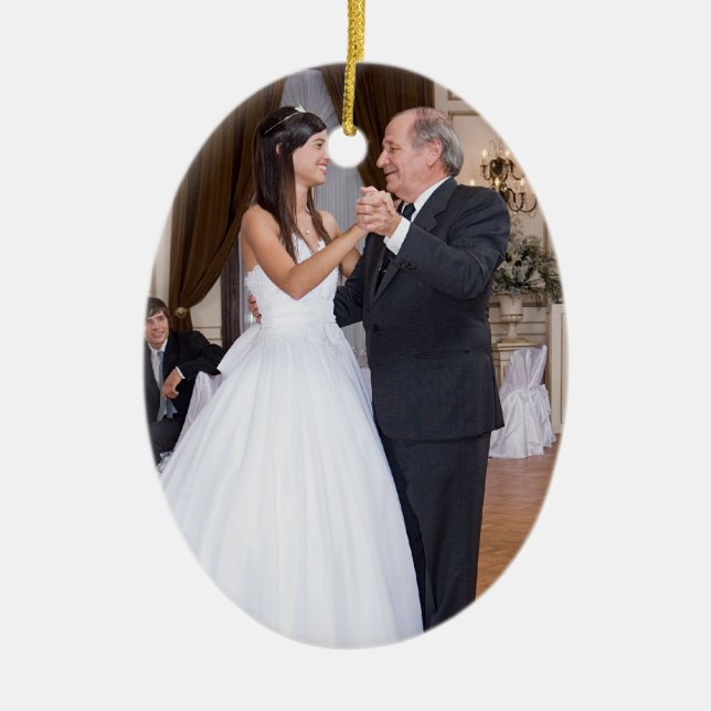 Your Creation Photo Ceramic Tree Decoration (Front)