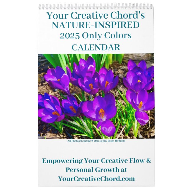 Your Creative Chord 2025 Only Colours Calendar (Cover)