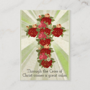 Your Cross Prayer St. Francis de Sales Holy Card
