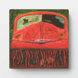 Your Custom Art Plaque w Easel Put Your Art Here!