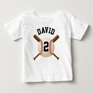 Your Custom Baseball Boy Sport Team Baby T-Shirt
