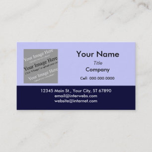 Your Custom Business Square Logo Template Card