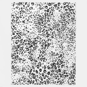 Your Custom Fleece Blanket, Large/Leopard Print