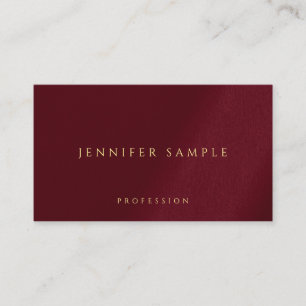 Your Custom Gold Colour Text Elegant Template Luxe Business Card