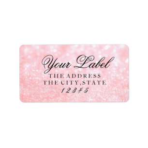 Your Custom Label - Lit Pink Glit Fab