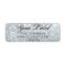 Your Custom Label - Silver Glitter Fab