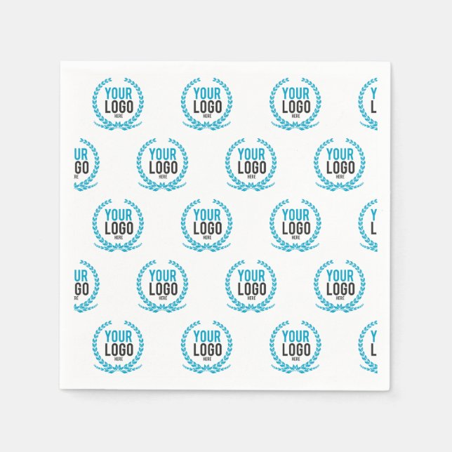 Your Custom Logo | Image All Over Patterned Napkin (Front)