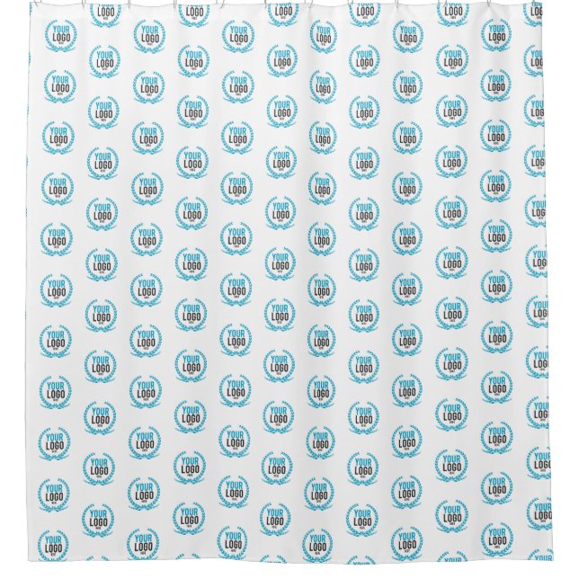 Your Custom Logo | Image All Over Patterned Shower Curtain (Front)