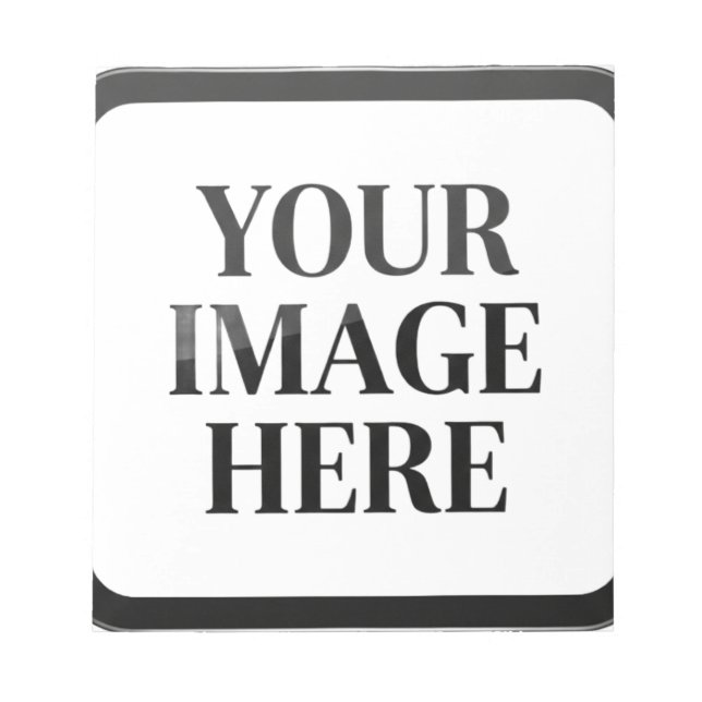Your Custom Memory - Personalized Photo Placeholde Notepad (Front)