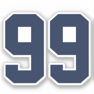 Your Custom Midnight Navy Blue Jersey Number