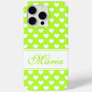 Your Custom Name, Flashy Green Cover for iPhone