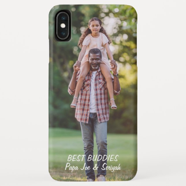 Your Custom Photo | Grandparents Family Case-Mate iPhone Case (Back)