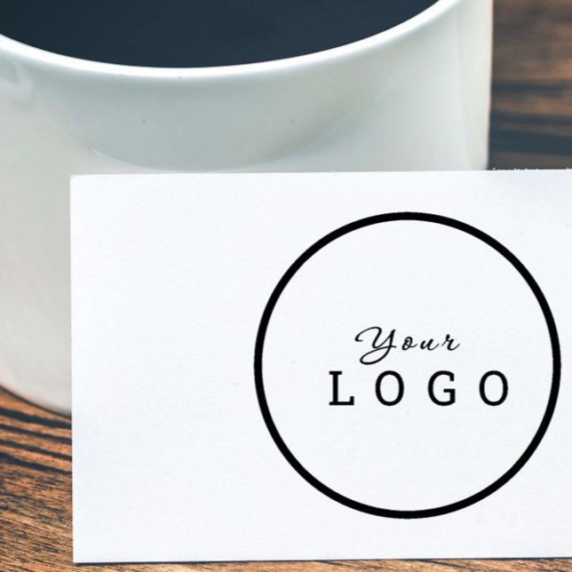 Your Custom Professional Round Business Logo Self- Self-inking Stamp (Creator Uploaded)