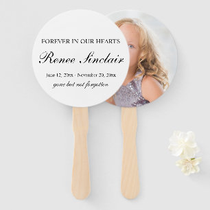 Your Custom Simple Funeral Hand Fan