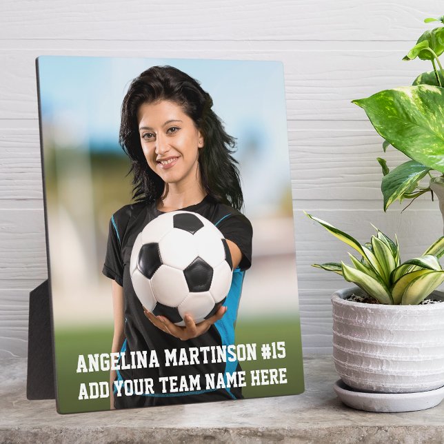 Your Custom Soccer or Your Sport Photo Plaque (Customize to change text size or text style.)