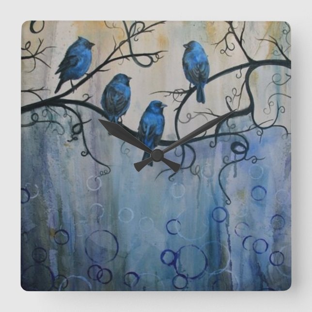 Your Custom Square Wall Clock (Front)