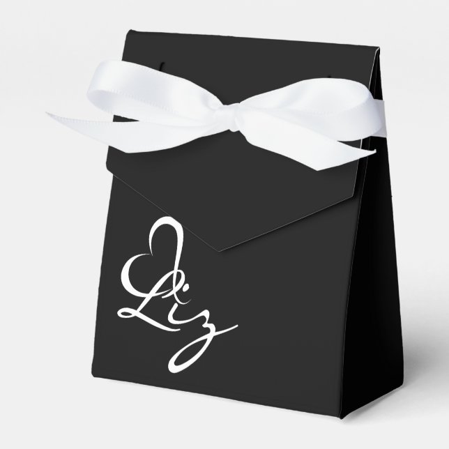 Your Custom Tent Favour Box (Front Side)