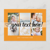 Your custom text 6 photos collage universal