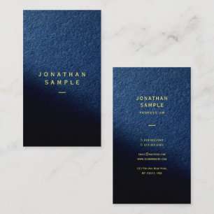 Your Custom Text Elegant Luxury Vertical Glossy Business Card