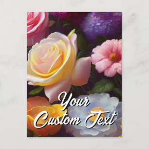 Your Custom Text Mixed Flowers 27 Template