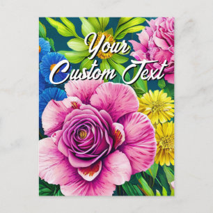 Your Custom Text Mixed Flowers 28 Template